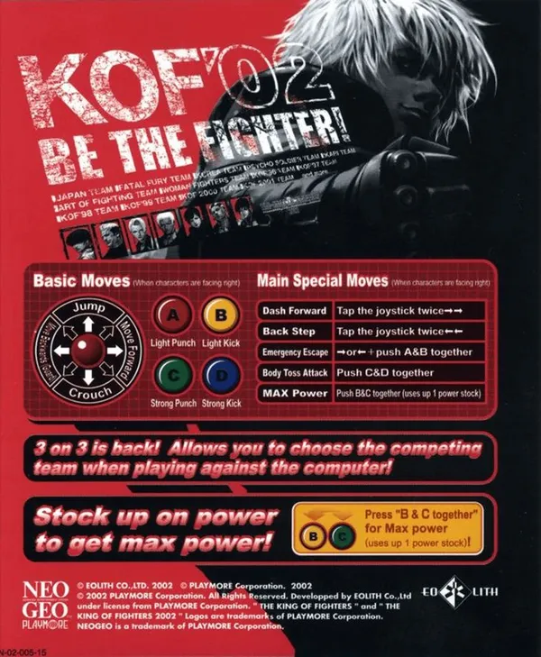 King of Fighters 2002 mini marquee